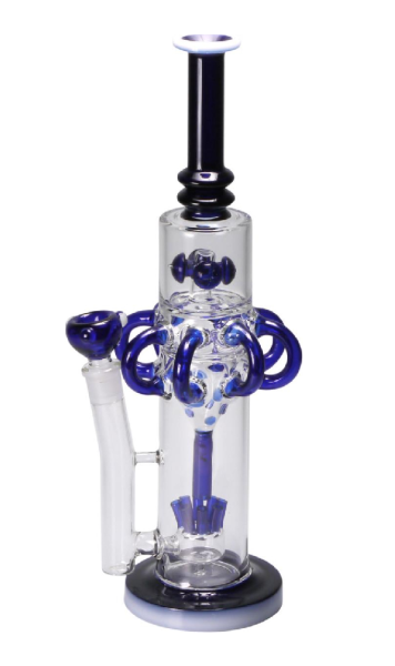 Bong Octo blau